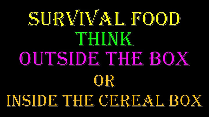 #288 Survival Food - Thinking Outside The Box For Food - DayDayNews