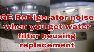 How to Fix #GERefrigerator Making Rattling Noise When You Get Water | Model GSS25GSHECSS #ge