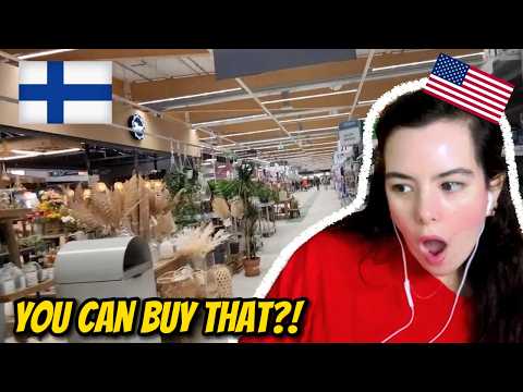 American Girl Reacts: Finnish supermarket
