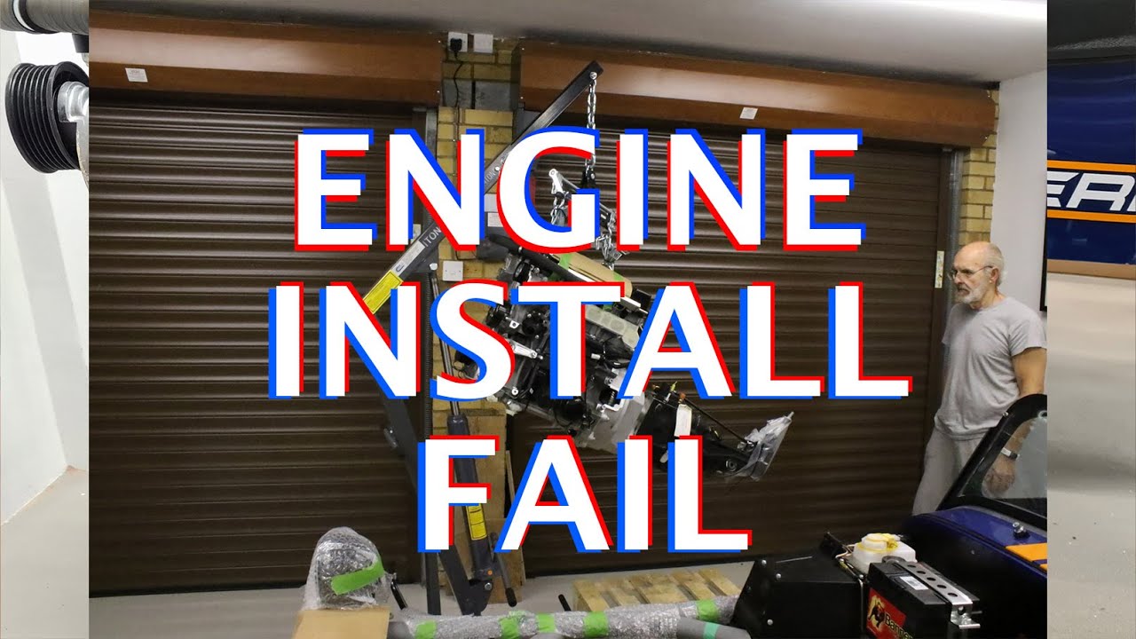 Caterham 420R build - Engine Install FAIL