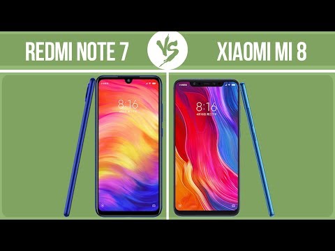 Xiaomi Redmi Note 7 vs Xiaomi Mi 8 ✔️