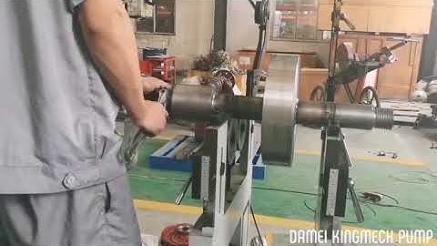 Slurry Pump impeller dynamic balance test