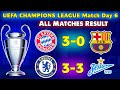 UEFA Champions League Match Day 6 Results.