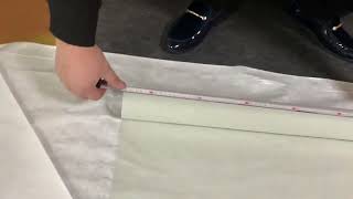 Thin felt with adhesive backing, thick white felt fabric, felt with backing film,