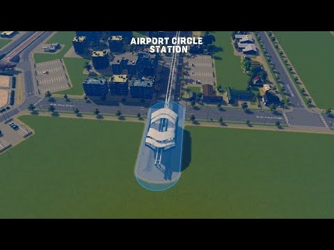 Monorail Ride 🚝 Airport Circle Station To Horizon Industrial Station ...