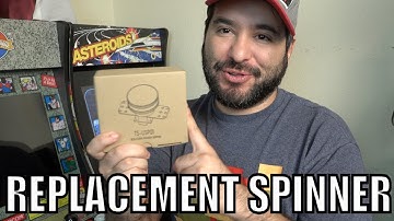 Best Spinner Upgrade for Arcade1Up Asteroids! (Easy Replacement)