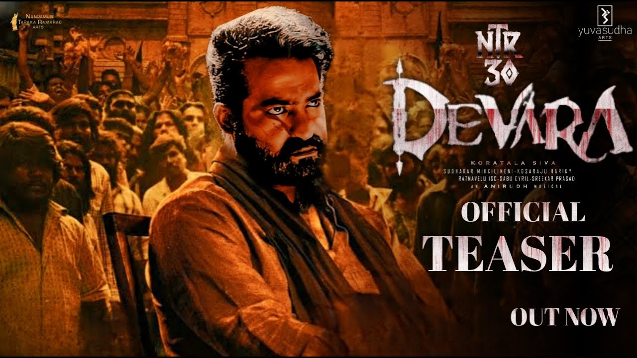 Devara - NTR Intro First Look Teaser, KoratalaSiva, Anirudh, Jahnvi Kapoor, Devara Official Teaser