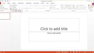 Adding a New Slide | Computer Training | Periwinkle