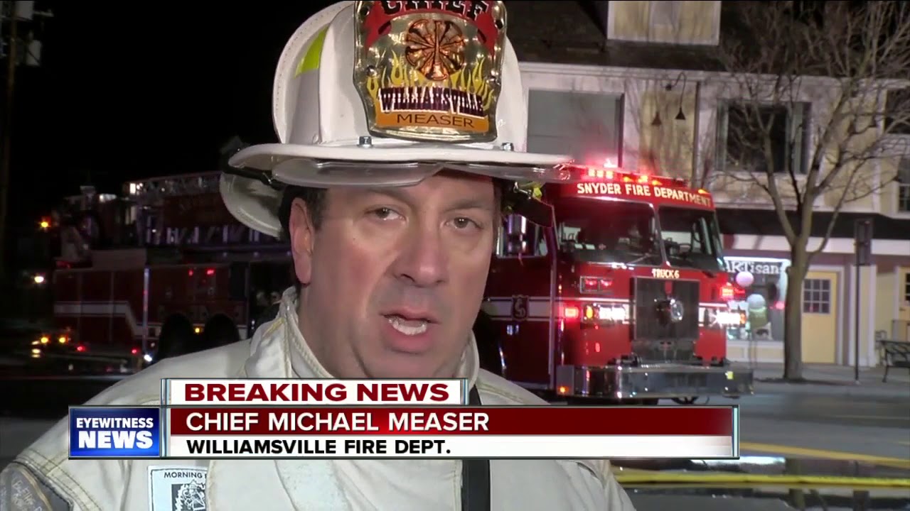 Main Street in Williamsville back open after small fire partially shut down road YouTube