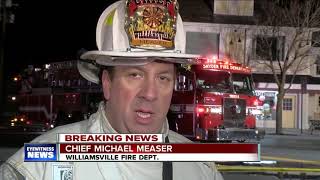 Main Street in Williamsville back open after small fire partially shut down road
