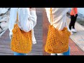 [ENG] 코바늘 심플 네트백 뜨기, 코바늘 여름가방, Crochet Net Bag