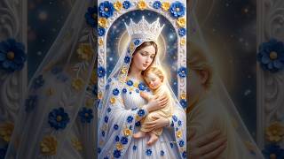 A Mother’s Gentle Comfort | Most Beautiful Ave Maria with Shimmering Crown Art ✨
