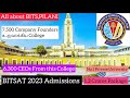 BITS,Pilani|BITSAT 2023 Admissions|No.1 Private University of INDIA|1.3Crore Salary|7500 Founders|Dp