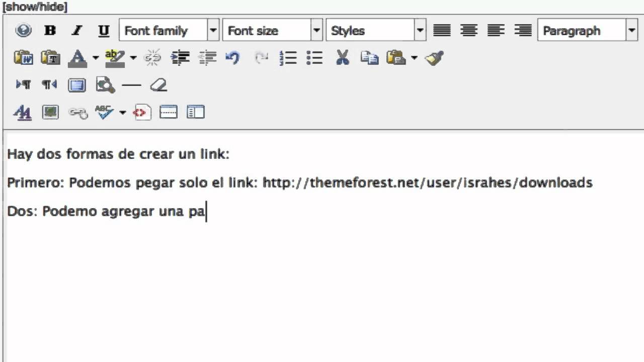 Agregar Un Link En Joomla YouTube