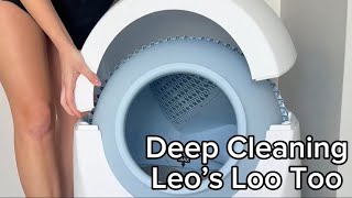 Leo’s Loo Too Automatic Litter Box Deep Clean by The Lexi Bunch 425 views 1 month ago 1 minute, 22 seconds