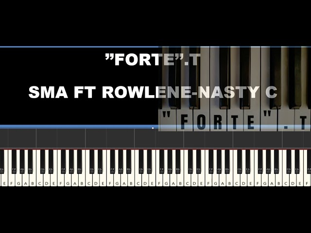 Sma-nasty c ft rowlene (piano chord progression )