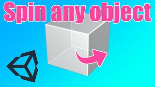 How to make something spin in Unity | Unity 3D tutorial screenshot 3