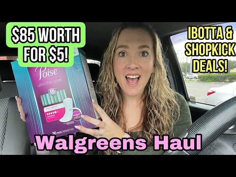 Walgreens Haul- $85 of Products for $5! 11/13-19/22 Easy Shopkick Deals!