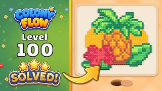 Colony Flow! - Level 100 Walkthrough 🧩 | Solution & Gameplay (ABI GAMES) 🐜