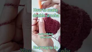Master the Double Crochet Stitch in Minutes! #diy #crochet #knitting