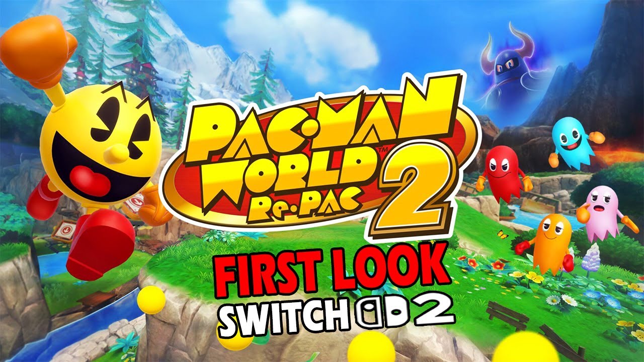 Pac-Man World 2 Re-Pac First Look Nintendo Switch 2 - YouTube