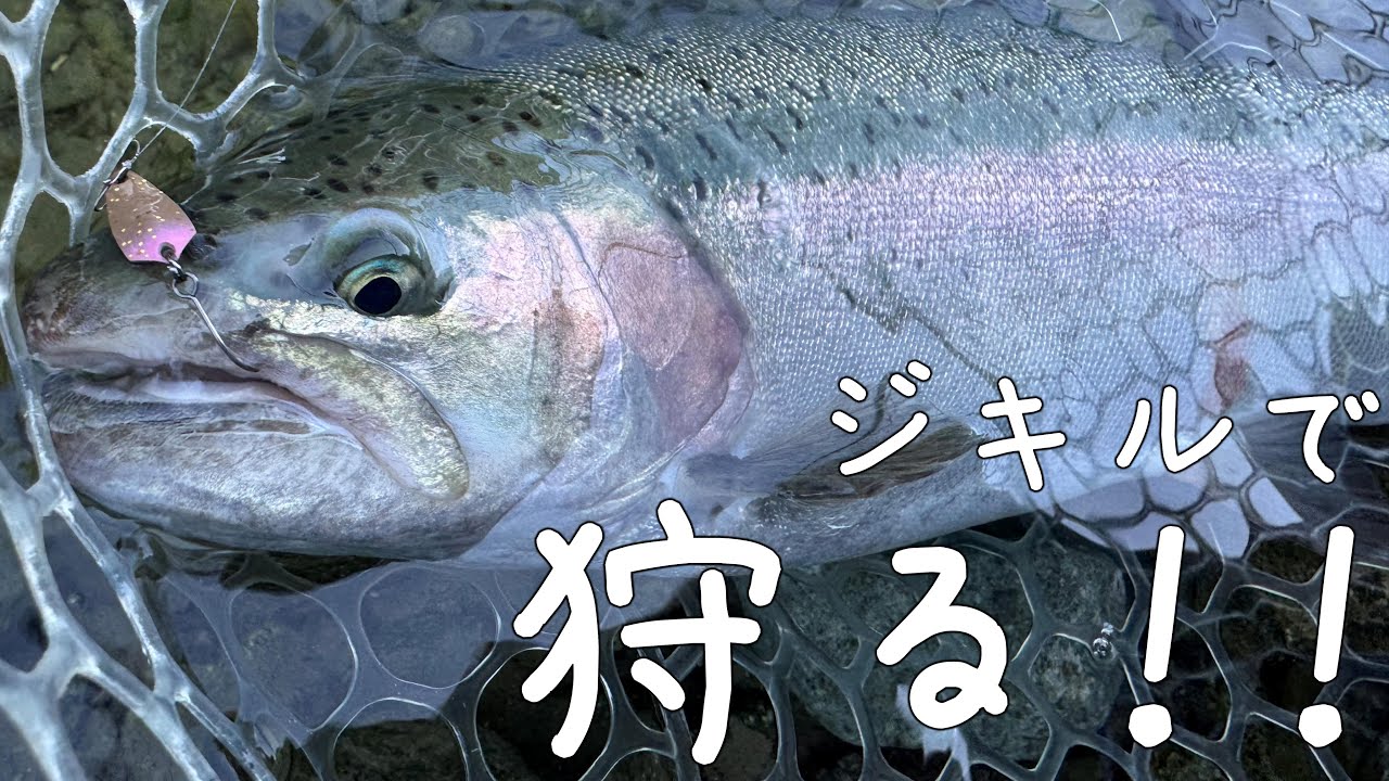【うらたんざわ渓流釣場】赤身大型VSジキル！　絶景の中で炸裂