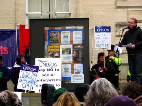 Protesting the Cuts Stroud