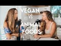 Vegan vs animal foods  opposing perspectives with kori meloy