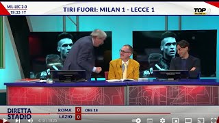 Milan Lecce 3-0 con Tiziano Crudeli e Mirko Palo