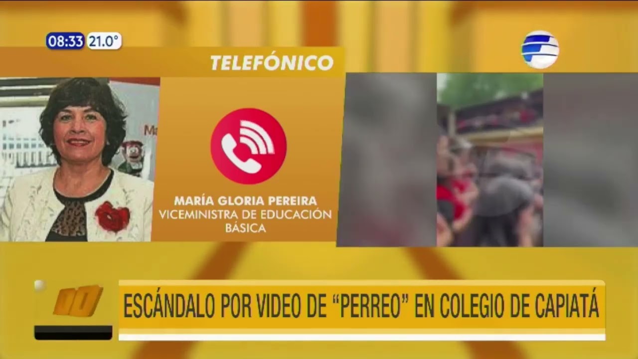 Escándalo por video de ''perreo'' en un colegio de Capiatá