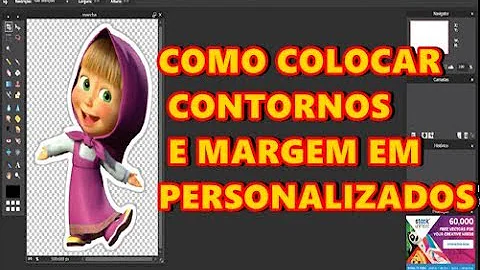 Como colocar borda em imagem para topo de bolo?