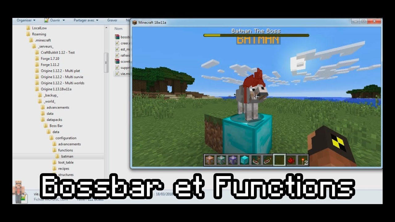 Comment Faire Une Bossbar Pour Un Mob Minecraft