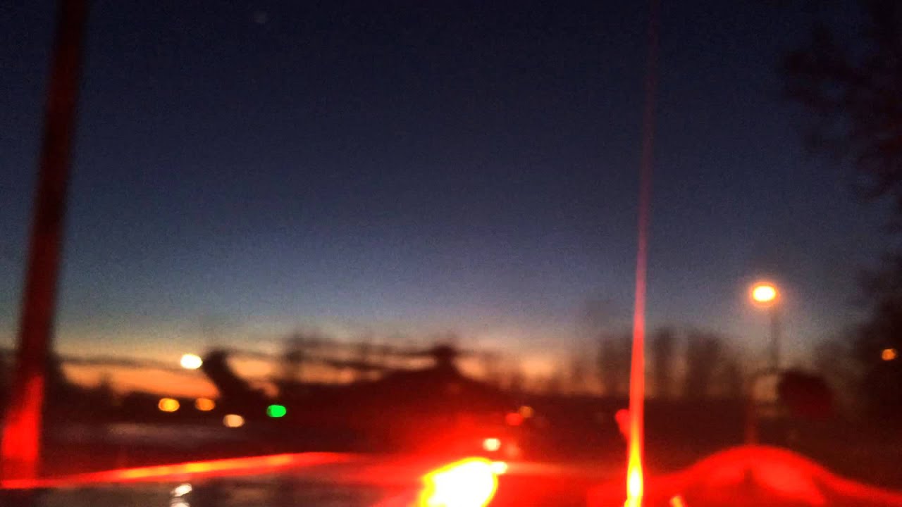 STARS Ambulance landing in Nipawin Sk for an inter-hospital transfer.