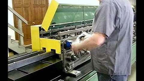 Custom Rollform Products Variable Width Channel Rollformer