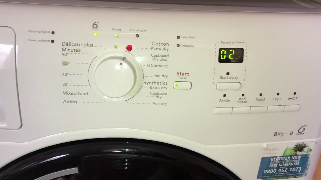 Sèche-linge WHITE KNIGHT 44AW Heat Switch