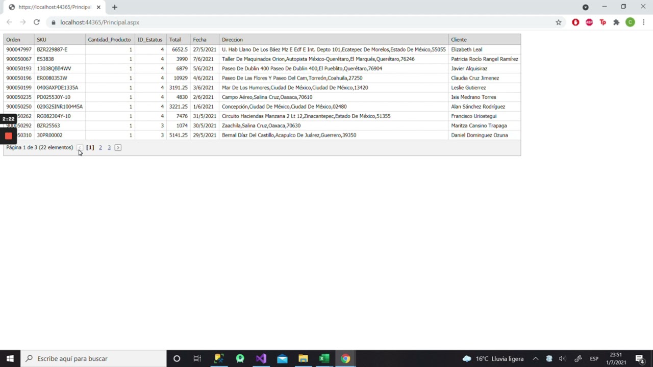 Alta, Baja, Consulta y Búsqueda en GridView utilizando Devexpress