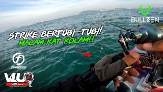 Strike BERTUBI-TUBI di LAUT !! Macam MANCING kat KOLAM!! - #VLUQ449