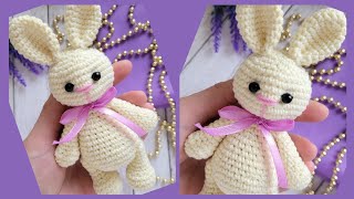 👍НЕСЛОЖНЫЙ🐇МАЛЫШ ЗАЙЧИК ВЯЗАНЫЙ КРЮЧКОМ🐰 bunny crochet