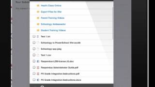 Submit from Office 365 to Schoology (iOS)