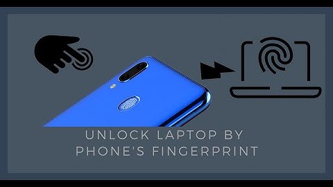 Unlock laptop by phones