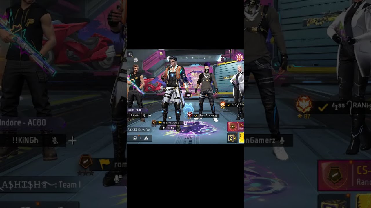 Free Fire Shorts Live | Custom Room Full Rush Gameplay 🔥