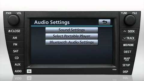 Navigation Audio (connect a bluetooth device) Prius Toyota of Slidell