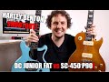 Harley Benton guitar shootout! DC Junior Fat in Ferris Blue vs the SC-450 P90 GT Classic Series