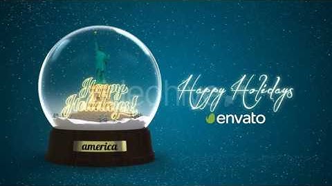 Snow Globe-After Effects Template Videohive