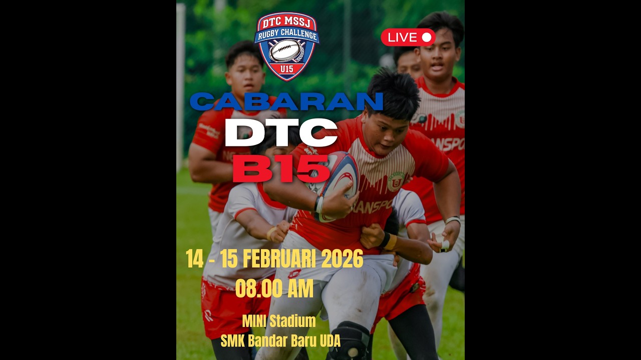 UDARugbyTV Musim 2026 Episod 5 : Kejohanan DTC ZZ B15.