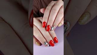 Пингвин на ногтях - ручная роспись ногтей 😍 Зимний маникюр 🐧 Penguin nail art tutorial ❤️