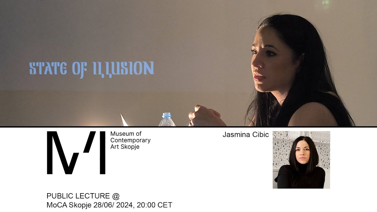 ARTIST TALK BY JASMINA CIBIC, MoCA Skopje 28/06/ 2024, 