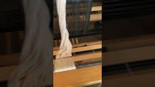 Warp Chain on the loom
