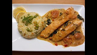 Φιλέτο σολομού με μια υπέροχη σάλτσα.....!!!!!!!!!