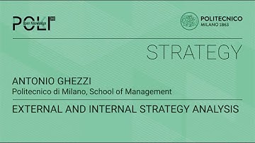 External and internal Strategy analysis (Antonio Ghezzi)